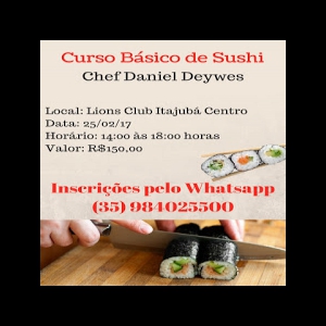 5º Curso de Sushi com Chef Daniel Deywes - 25/02/17