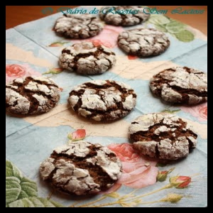 Cookies Texturizados de Chocolate Sem Lactose e Sem Ovos