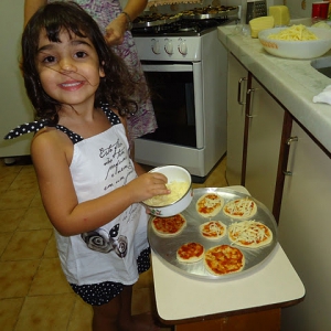Delícia de Dia das Crianças: Pizzas da vovó da Malu