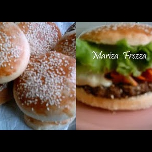 Pãozinho e bifinho de hamburguer (Mariza Frezza)