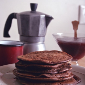 Panquecas de chocolate/ Chocolate pancake