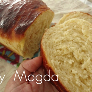 Pão caseiro com esponja gelada: Magda G.