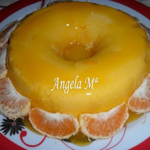 Pudim de mexerica (tangerina)