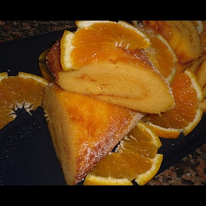 Torta doce de batata e laranja