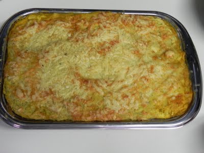 Torta de Grão de Bico, Batatas e Palmito.