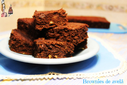 Brownies de chocolate e avelã ♥♥♥