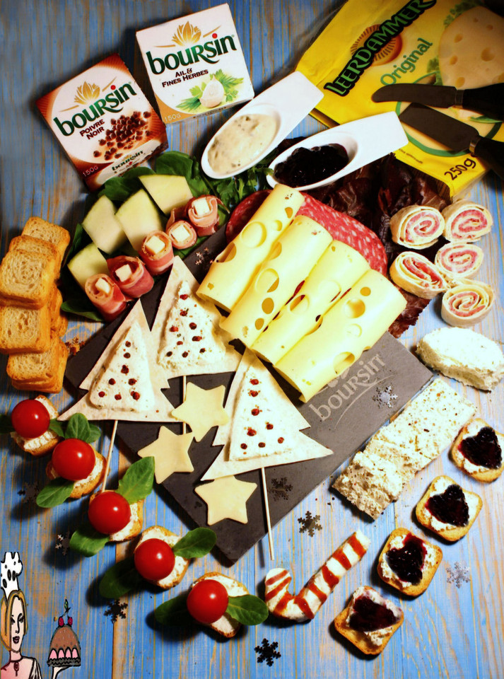 Tábua de queijos para o Natal ♥♥♥