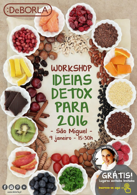 Workshop Gratuito - Ideias Detox para o pós Festa - DeBorla!
