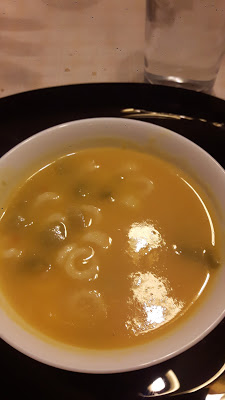 Sopa de feijão verde com massinhas à moda da Lau