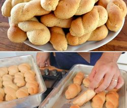 Biscoitinho de trigo de padaria para fazer na sua casa e comer no café da manhã ou lanche