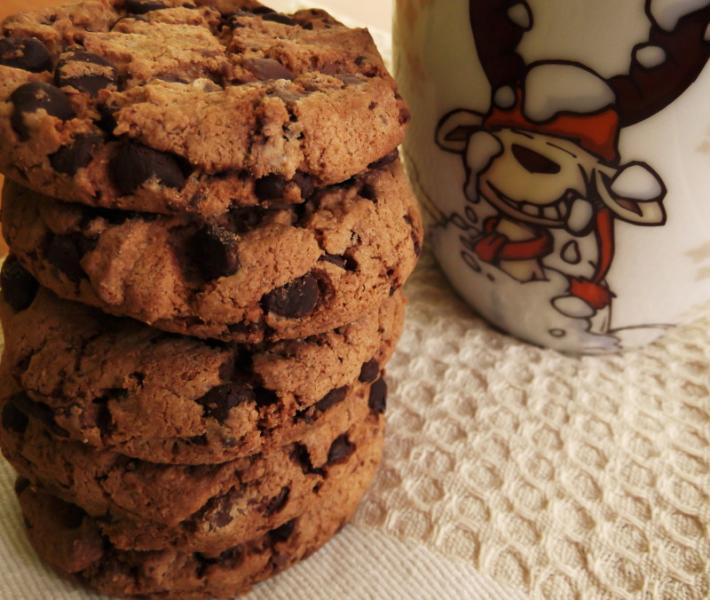 Cookies de Chocolate com Manteiga de Amendoim
