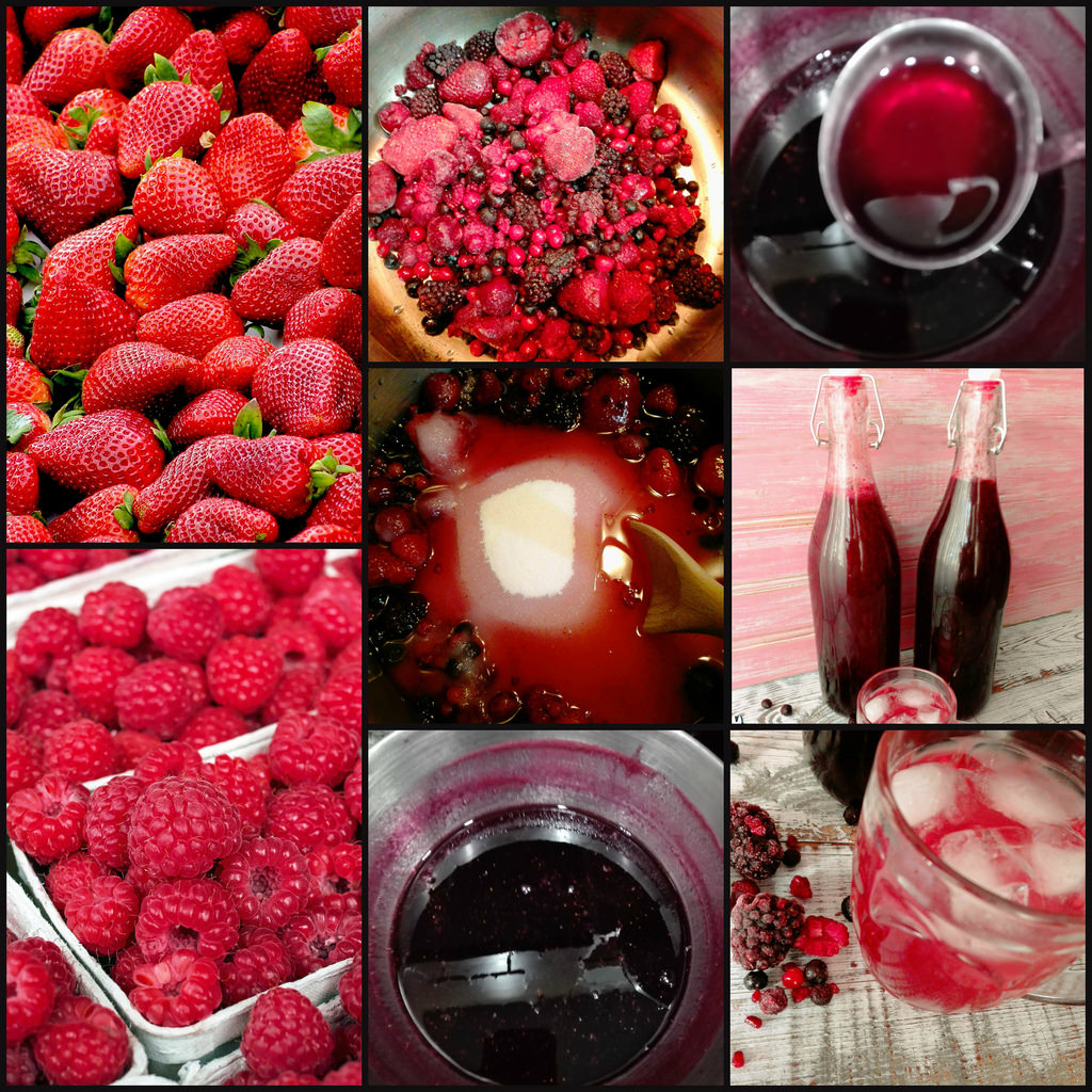 Sumo concentrado de frutos vermelhos caseiro  ♥♥♥