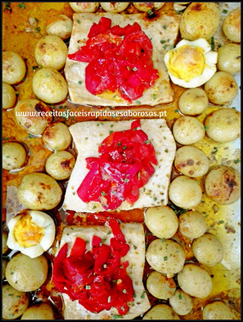 Lombos de dourado no forno com azeite aromatizado de pimentos e orégãos  ♥♥♥