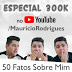 VÍDEO - 50 Fatos Sobre Mim - Especial 300K no YouTube