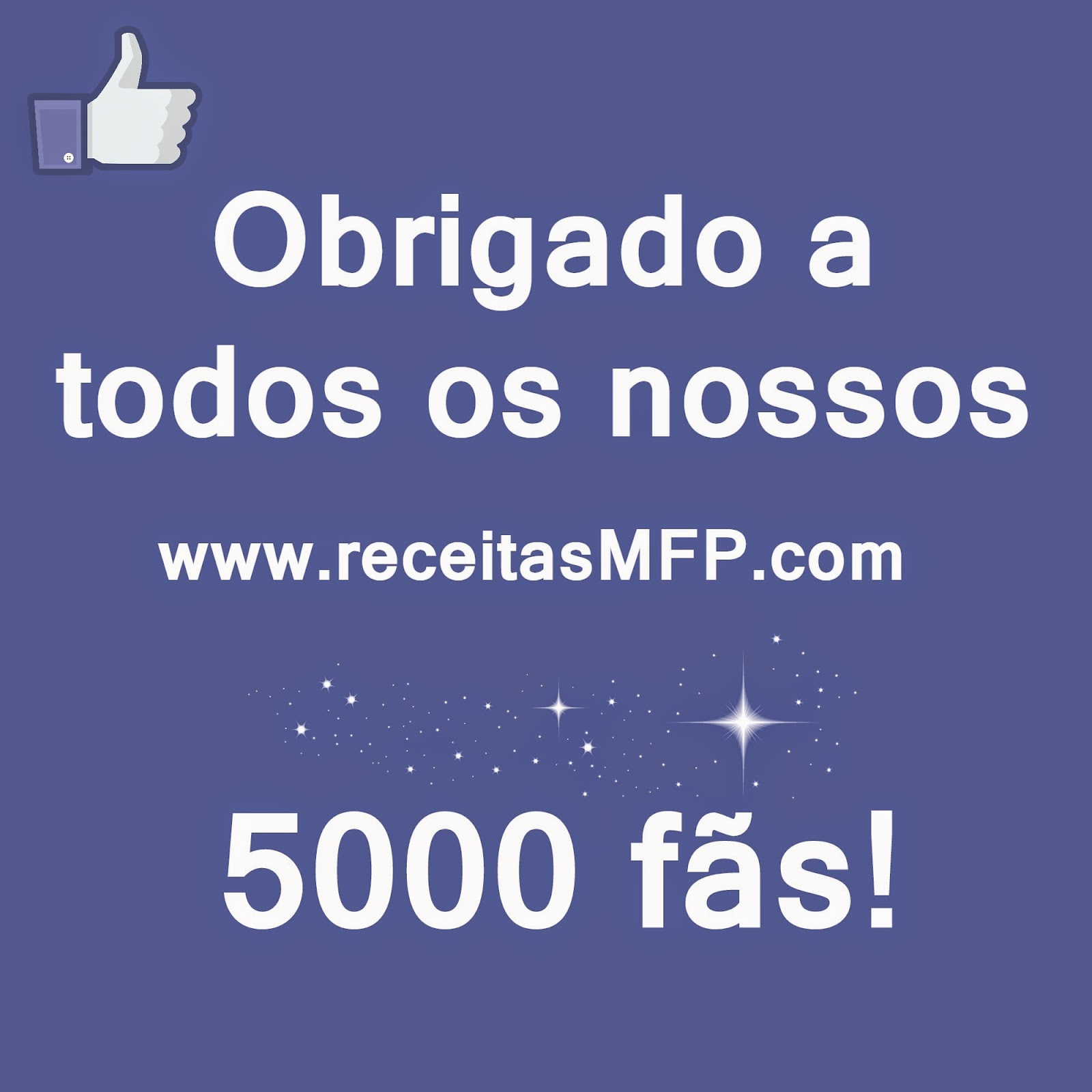 Hoje somos 5 mil fãs no Facebook!