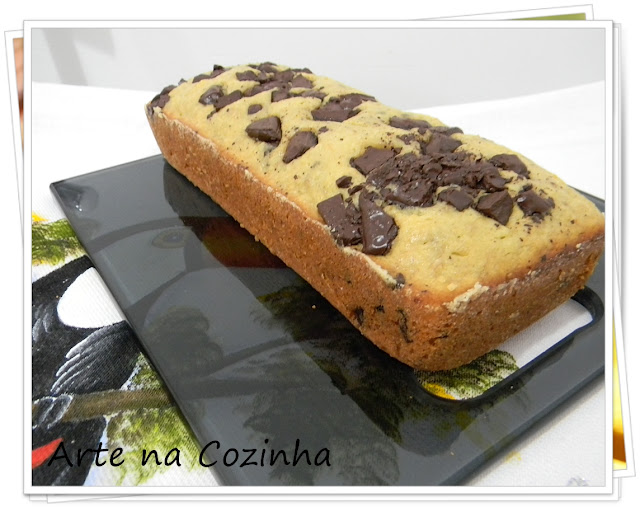 Chocolate chip banana bread - Trainee de Cozinheira