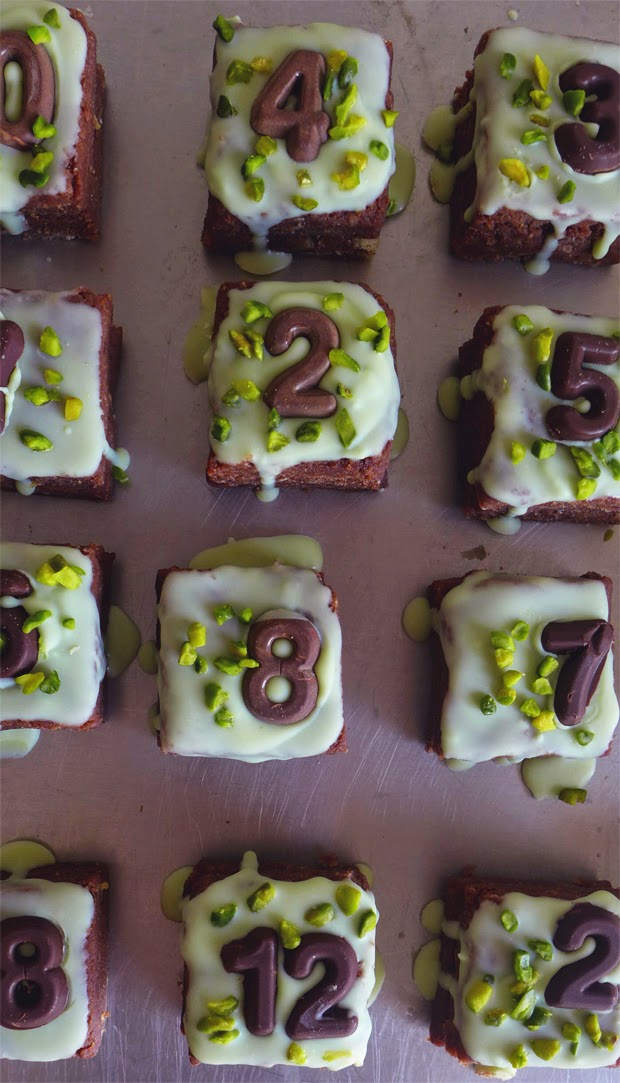 Bolos com números/ Little cakes with numbers