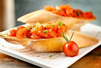 Bruschetta Rossa no Pão Italiano (vegana)