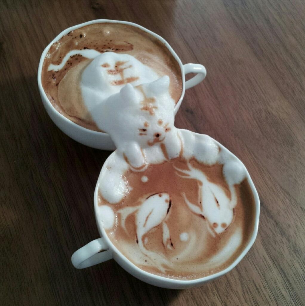 Café Latte Art em 3D, você tomaria?
