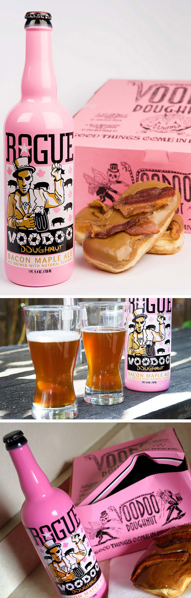 Rogue Ale Voodoo Doughnut: A cerveja de bacon e maple syrup