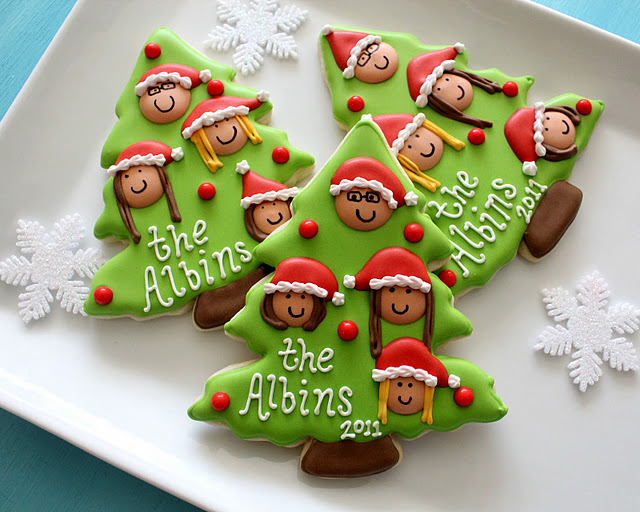 Árvore de Natal feita com Cookies