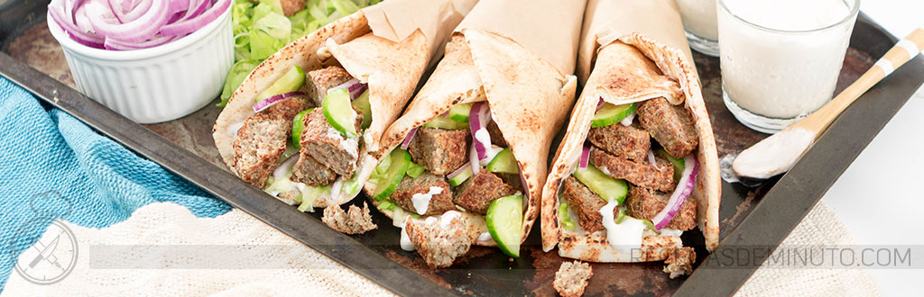Como fazer Shawarma – Sanduíche Árabe com Kibe