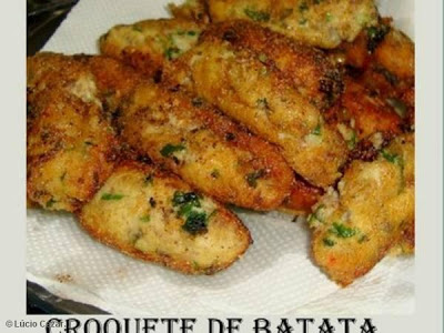 Croquetes de Batata, Carne Moída e Queijo Parmesão