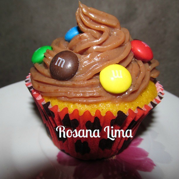 Eu testei receita do blog: Rosana Lima (Cupcake de cenoura com brigadeiro)