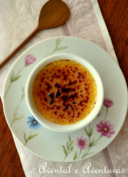 Crème Brûlée de Laranja e Canela