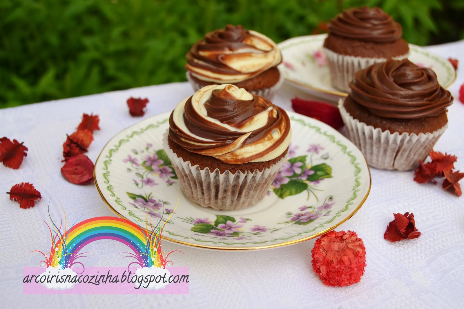 Cupcakes de Dois Chocolates