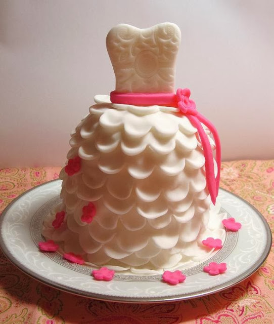 DYI - Cupcake vestido de noiva