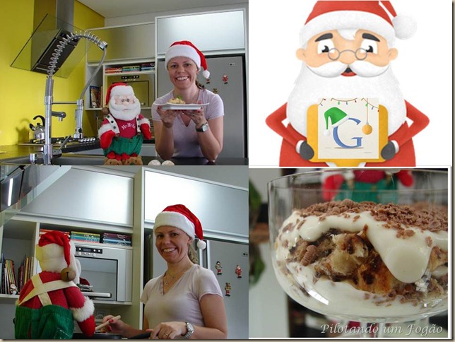 Tiramisú de Chocotone para o Natal do Google+