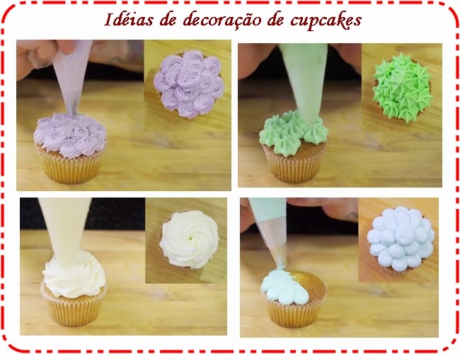 Idéias de decoração de cupcakes