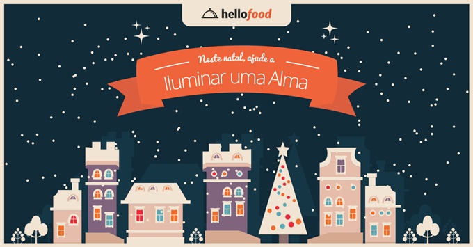 Natal com presentes da Hellofood