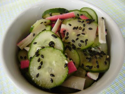 Salada Japonesa de Pepino - Sunomono