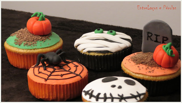 Cupcakes de Abóbora  - Halloween