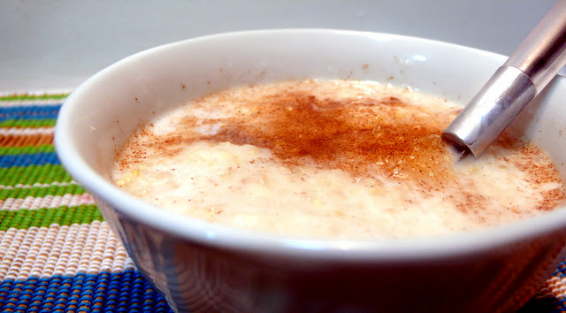 De manhã se começa o dia - Porridge de quinoa, aveia e pera