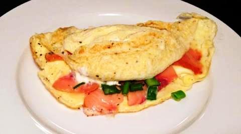 Omelete de Salmão