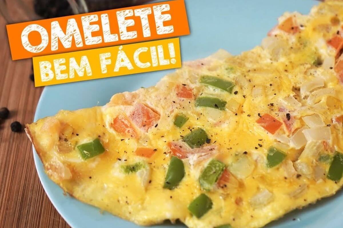 Omelete fácil para você fazer um lanche bem rapidinho na sua casa