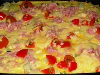 Omelete com Tomate Cereja