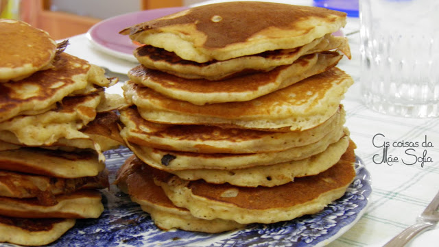 Panquecas integrais / Wholemeal pancakes