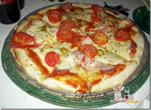 Pizza crocante (Álvaro Rodrigues)