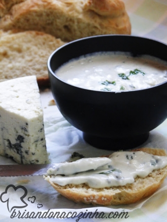 Ciranda de Receitas 8 – Patê de gorgonzola com iogurte grego do Brisando na Cozinha