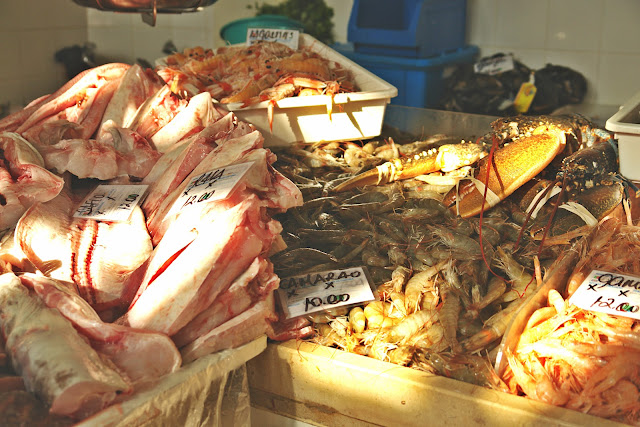 Mercado do peixe em fotografia