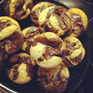 Muffins com Nuttella