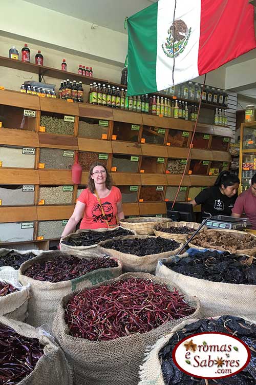 Aromas e Sabores do México - pimentas secas
