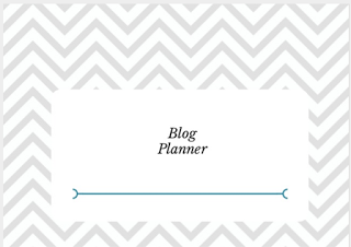 Blog Planner 2017