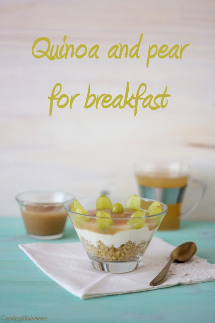 Quinoa, iogurte e fruta para o pequeno-almoço | Quinoa, yoghurt and fruit for breakfast