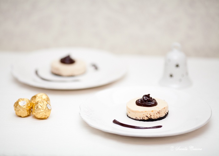 Mini Cheesecakes de Manteiga de Amendoim e Chocolate... e os meus votos para 2013