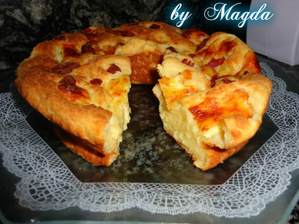 Rosca de pão de queijo: Magda